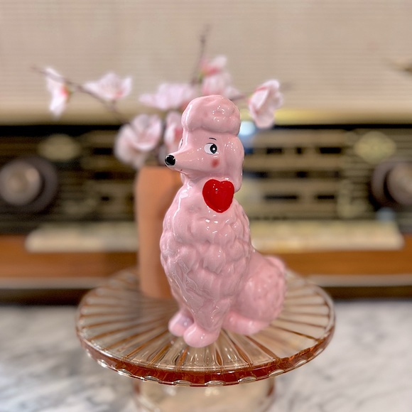 ✨NEW💗Target Spritz Valentines Day 2024 Poodle Figurine🐩 - Picture 1 of 9